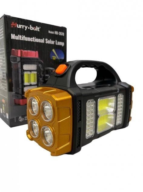 Ліхтар Hurry Bolt HB-2678 25W з функцією повербанк Жовтий Лучшая цена, фото 1