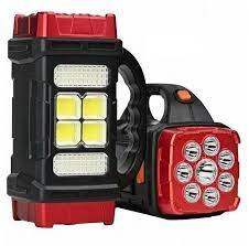 Повербанк-ліхтарик з сонячною панеллю 38 W Hurry Bolt HB-1678 C15-16 Червоний Лучшая цена, фото 1