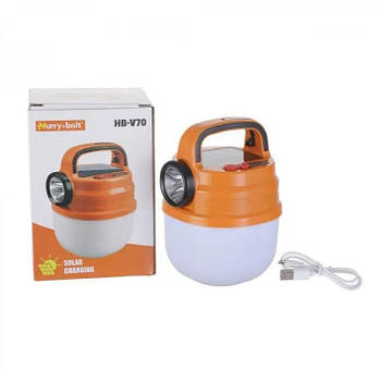 Світильник світлодіодний підвісний ліхтарик акумуляторний Hurry Bolt HB-V70 помаранчевий Лучшая цена