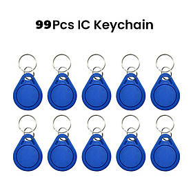 Ключі RFID Mifare 1К Zero RW Blue (100шт). Брелок Proxymity-key Mifare перезаписується. Заготівля ключ для домофону