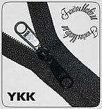 Бігунок галантерейний No3 ykk дві ручки чорного кольору, фото 8