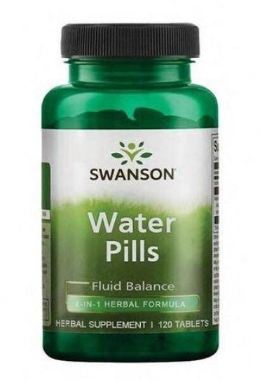 Харчова добавка Swanson Water Pills 120 таблеток