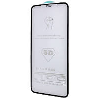 Захисне скло 5D Hard (full glue) (тех.пак) для Apple iPhone 11 Pro (5.8") / X / XS Чорний
