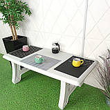 Кавовий столик для дому та саду 122х61х43см, фото 7