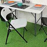 Універсальний розкладний стілець 46х52х79 см, фото 9