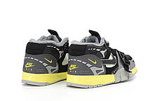 Зимові чоловічі кросівки Nike Air Trainer 1 SP Winter Взуття Найк Аїр Треїнер сірі замш текстиль хутро В'єтнам, фото 4