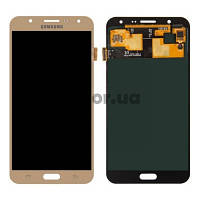 Дисплей для телефона Samsung J700 TFT/SLIM с регулировкой яркости-Gold