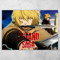 Аниме плакат постер "Сага о Винланде / Vinland Saga" №1