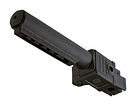 Труба адаптер для прикладу АК 47/ АК 74/ АКМ DLG-Tactical 147 Чорний аксесуар для тюнінгу зброї труба АК Mil-Spec, фото 5