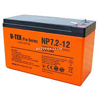 Аккумулятор U-tex NP7.2-12 PRO (7.2 Aч/12 В)