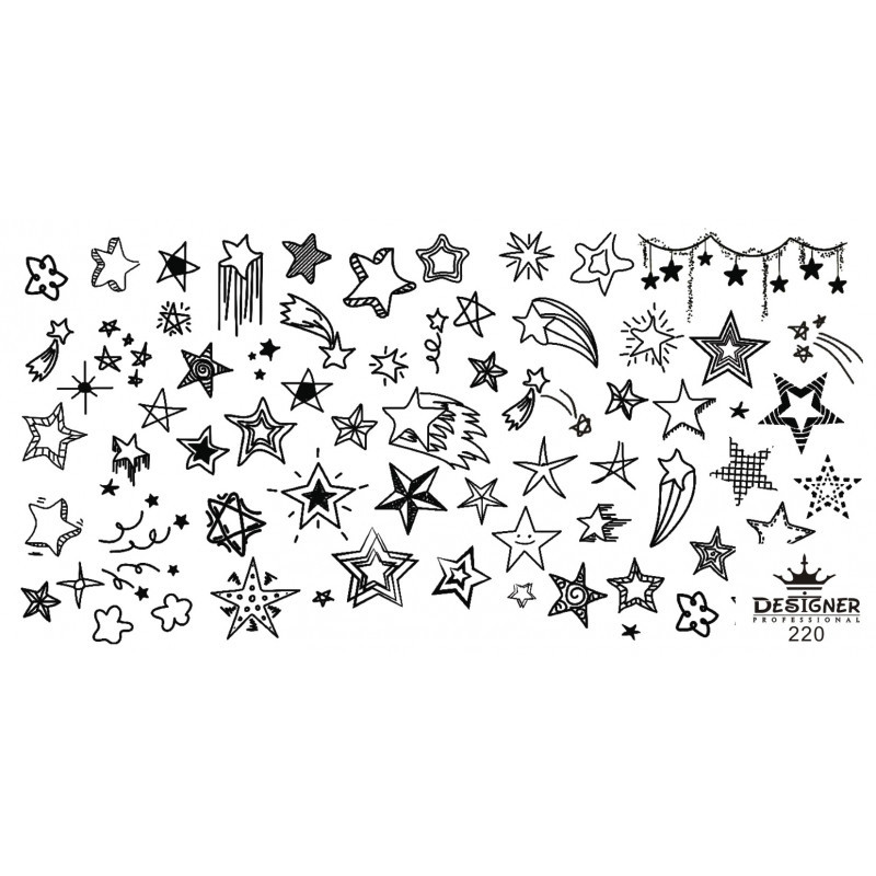 Пластина для стемпінгу Designer No220 (12*6 см)
