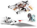 Конструктор LEGO 75268 Star Wars Snowspeeder and Speeder Bike Сніговий спідер., фото 2