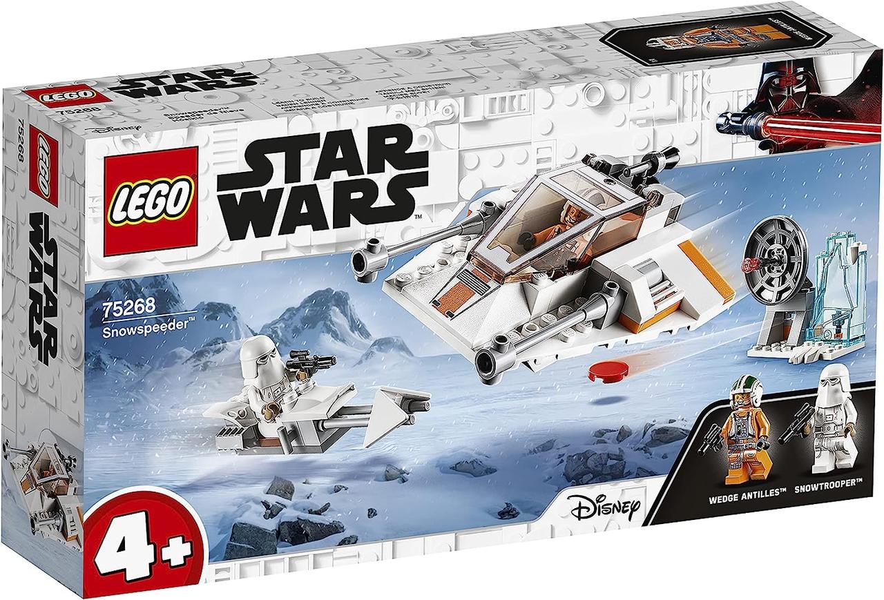 Конструктор LEGO 75268 Star Wars Snowspeeder and Speeder Bike Сніговий спідер.