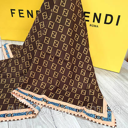 Хустка Fendi з ручною підшивкою, фото 6