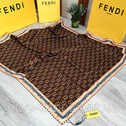 Хустка Fendi з ручною підшивкою, фото 5