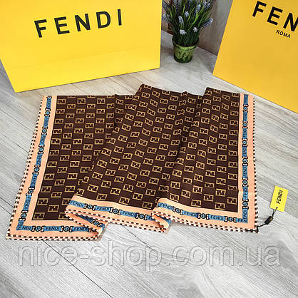 Хустка Fendi з ручною підшивкою, фото 3