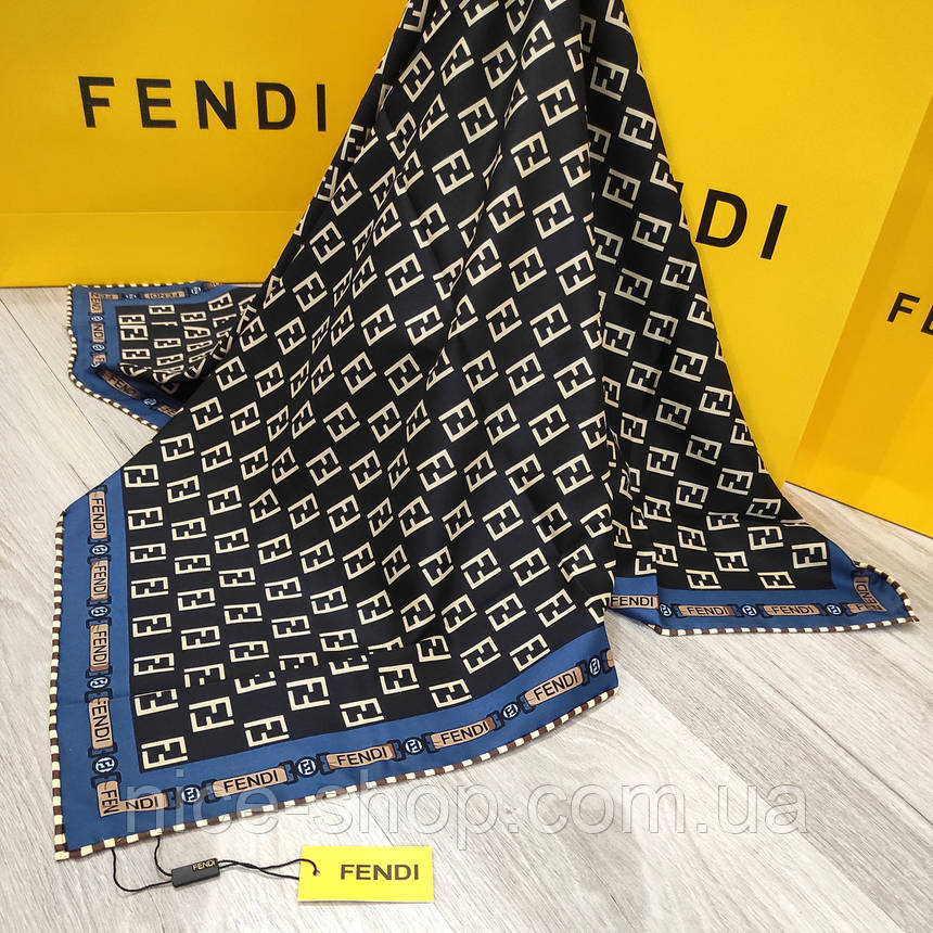 Хустка Fendi з ручною підшивкою, фото 1
