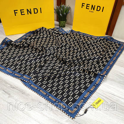 Хустка Fendi з ручною підшивкою, фото 6