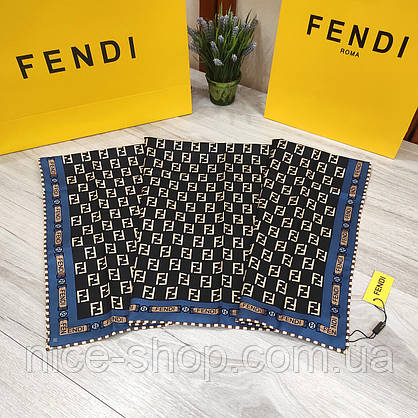 Хустка Fendi з ручною підшивкою, фото 3