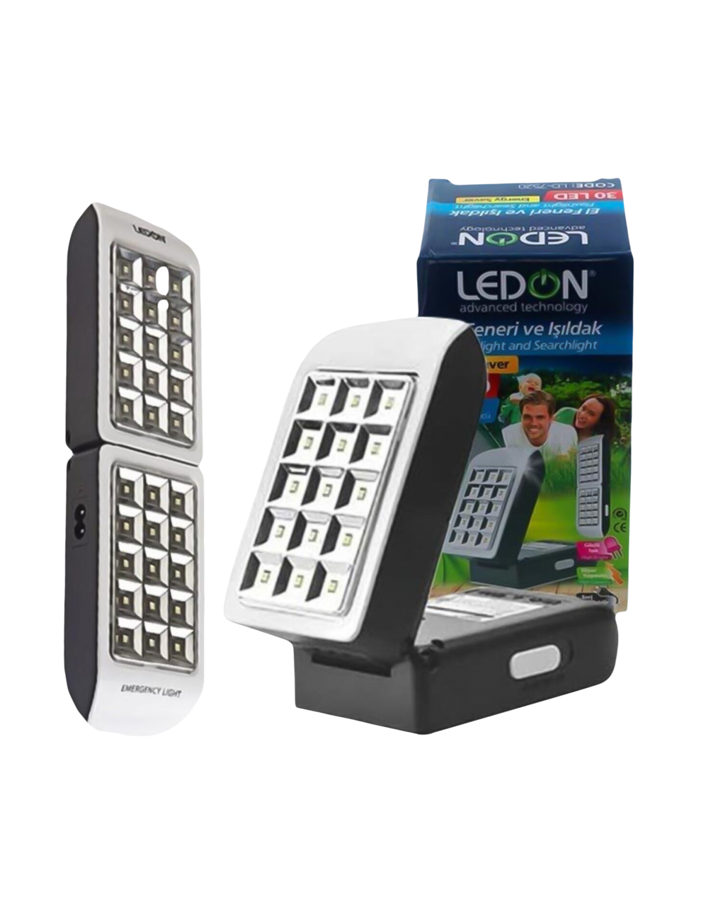 Акумуляторний світлодіодний ліхтар Ledon LD-7520 30 Led 1600 mah