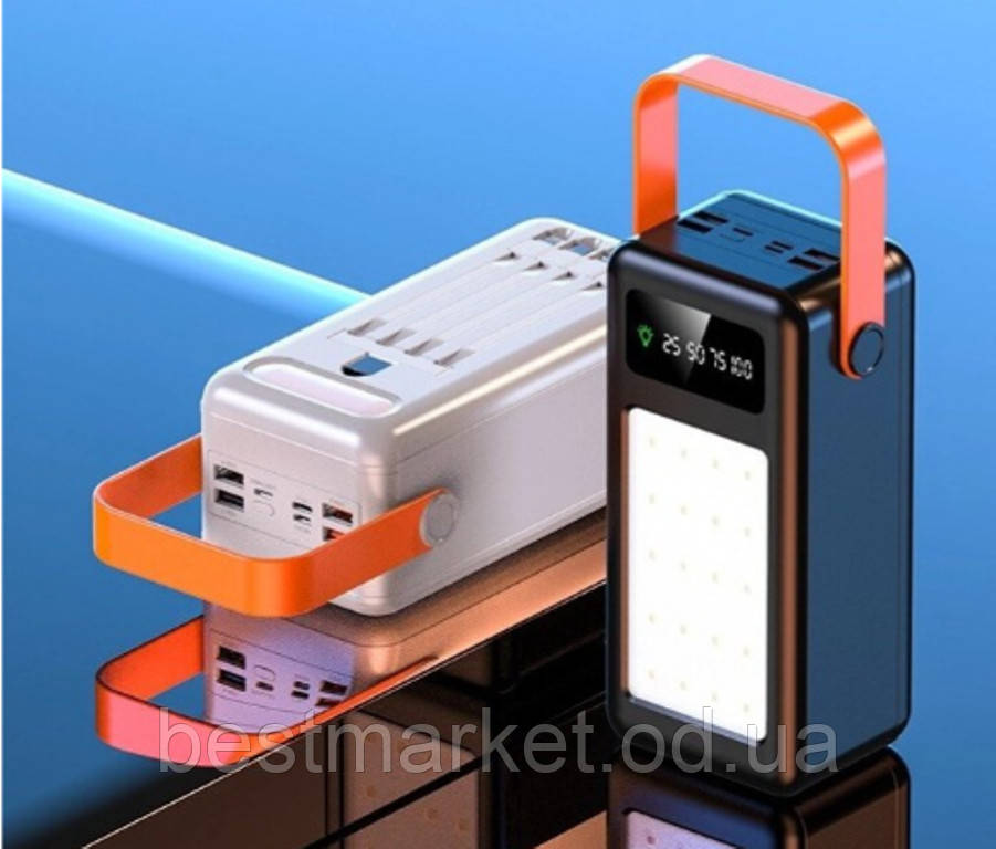 Зовнішній Портативний акумулятор Power Bank 50000mAh + Ліхтарик (813-11)