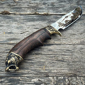 Ніж "Путеча" ручної роботи для полювання, риболовлі та туризму (210 г)