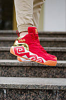 Мужские кроссовки Fila MB Brick Red Metallic Gold Размер 44 (28см)