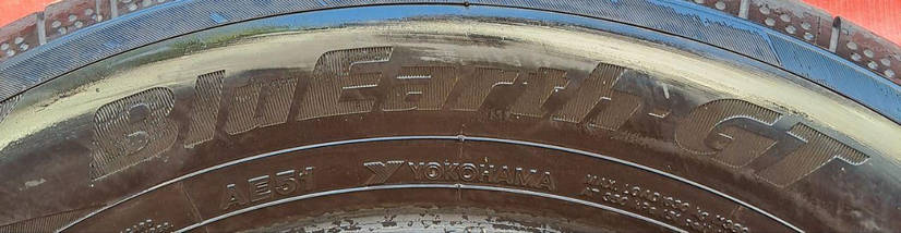 Шини легкі б/у 205/60R16 YOKOHAMA Blu Earth GT (літо), фото 3