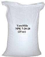 Комплексное минеральное удобрение «YaraMila NPK 7-20-28+МЕ » 25 кг (расфасовка в білі мішки по 25 кг)