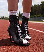 Женские ботинки High Heels Black Leather