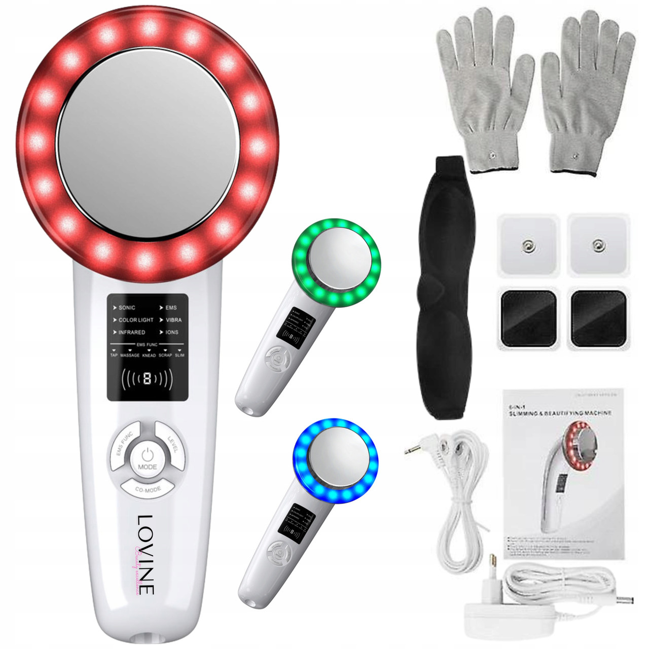 Lovine CelluEMS LOVEMS300 6в1 масажер для схуднення від целюліту, фото 1