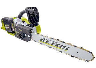 Акумуляторна ланцюгова пилка Eltos АПЦ-40 BL/16 (2 акум. 40В, 4000 мАг, шина 405 мм)
