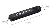Вакуумний пакувальник для продуктів Vacuum Sealer/ Вакууматор для їжі + 10 пакетів, фото 6
