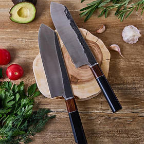 Ніж кухонний "Шеф" з неіржавкої сталі, ручної роботи для м'яса та овочів (250 г)