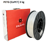 ФАЙНИЙ PETG (CoPET) пластик для 3D принтера 3.0 кг / 860 м / 1.75 мм Білий
