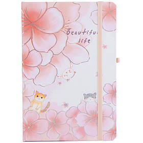 Блокнот «Квітуча сакура», 4 види (лінія) ELISEY