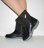 Жіночі дутики сноубутси чорні чоботи розмір 36, фото 3