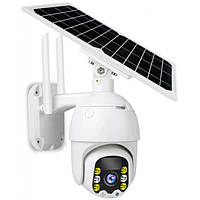 Уличная камера видеонаблюдения на солнечной батарее WiFi HD CAMERA Q5 2mp