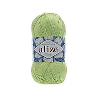 Alize MISS (Міс) № 478 зелений (Бавовняна пряжа, нитки для в'язання)