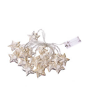 УЦІНКА Ялинкова гірлянда "Зірочки" (відпадають зірочки металеві) ELISEY