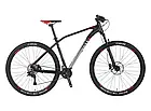 Гірський велосипед рама 19" обладнання L-TWOO 2*12 гідравліка SHIMANO вилка повітря локаут Crosser SHADOW 29", фото 4