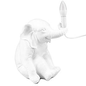 Лампа "Білий слон", біла ELISEY