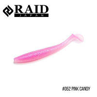 Силикон рыболовный, Съедобный силикон, Виброхвост Raid Full Swing 5" 5шт. 052 Pink Candy
