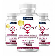 Препарат для підвищення відчуттів PlayWoman Capsules, 3x60шт