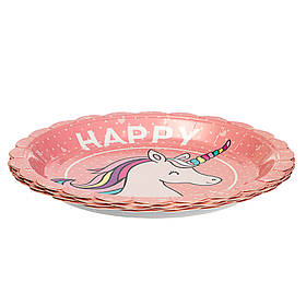 Набір тарілок "Єдиноріг" 18 см. 10шт. *2 види ELISEY