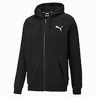 Худи мужской Puma Essentials Small Logo Hoodie 586704 51 (черный, мужской, спортивный, хлопок, бренд пума)