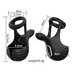 Ерекційне віброкільце смарт АРР з вібростимуляцією яєчок. 9 режимів вібрації, фото 3