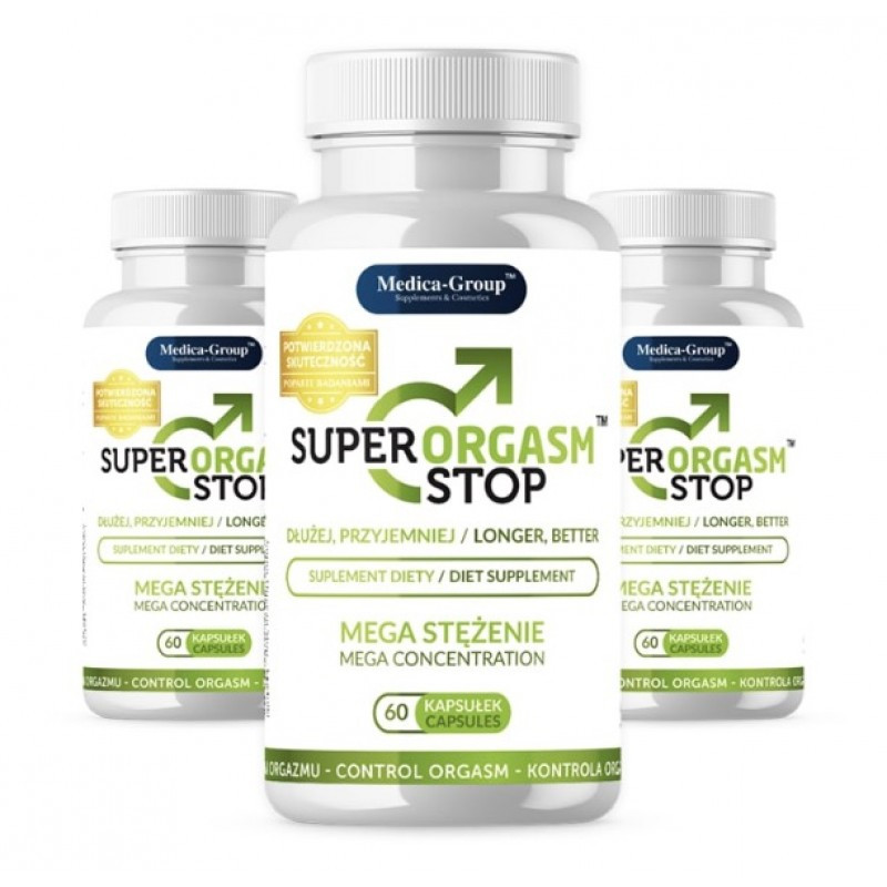 Препарат для відтермінування еякуляції Super Orgasm Stop Capsules, 3x60шт