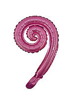 Фольгована спіраль колір рожева 43*27 см