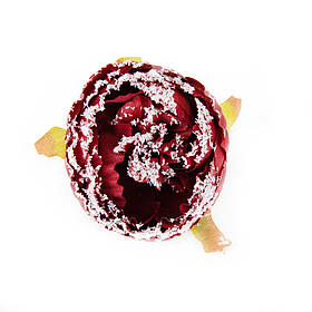 Набір декоративних квітів "Бутон півонії" бордовий ELISEY